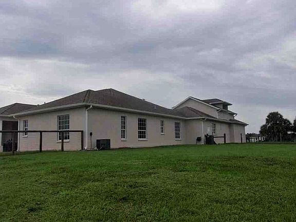 Back side view of home.