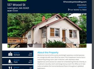 137 Wood St, Lexington, MA 02421
