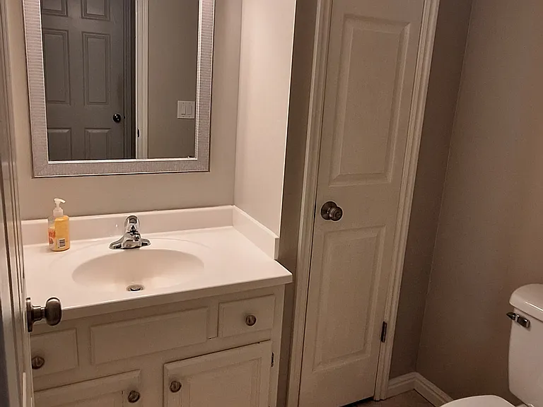 Main floor half bath