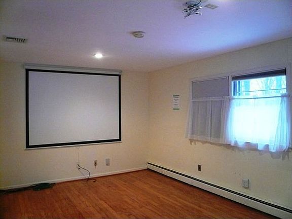 Home Theater with 8' screen