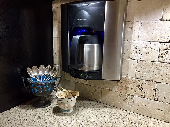 Built-in coffee maker