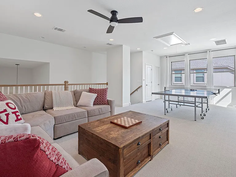 upstairs living
