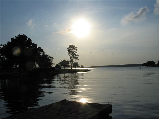 View at late afternoon