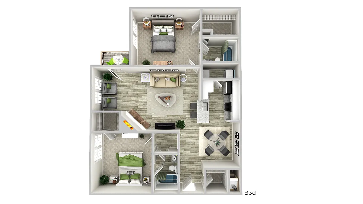 Floor plan B3d