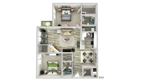 Floor plan B3d