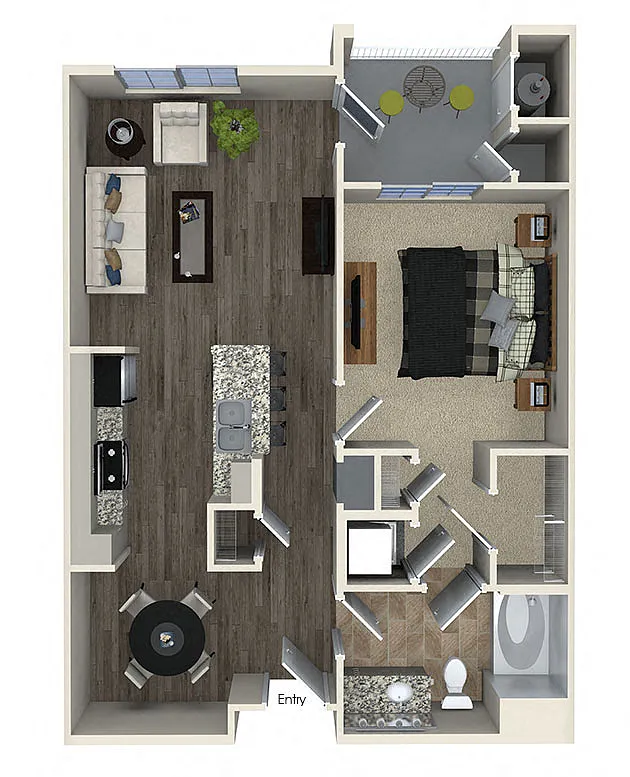 Floor plan A1 1X1