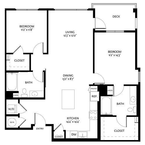 Floor plan B8