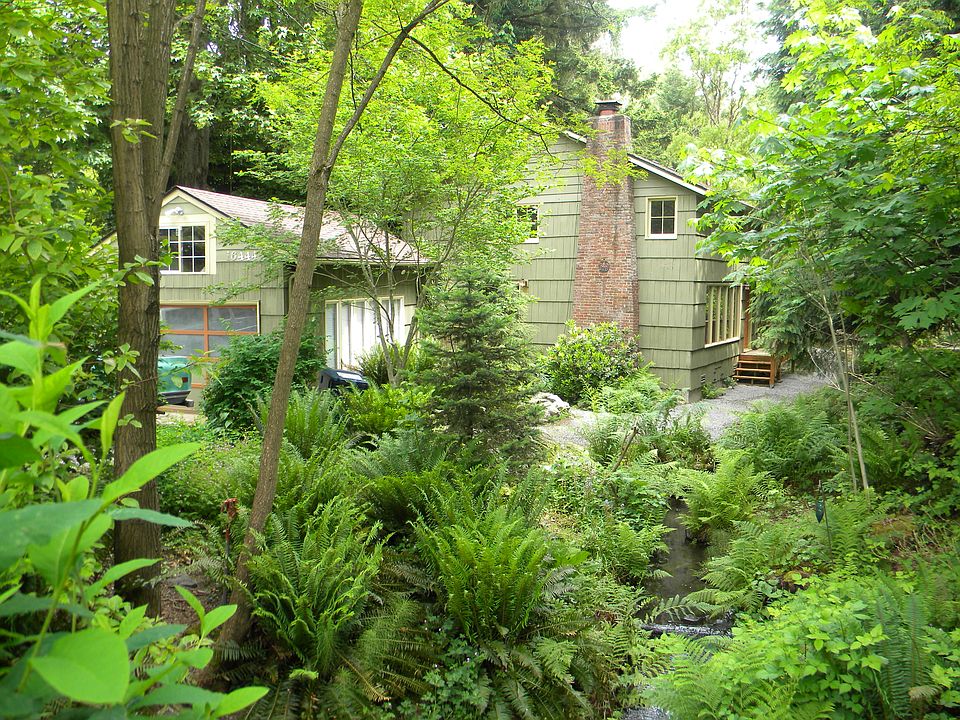 Magic Garden Paradise. Elsey Creek that runs into Miller Creek. Distinguished 