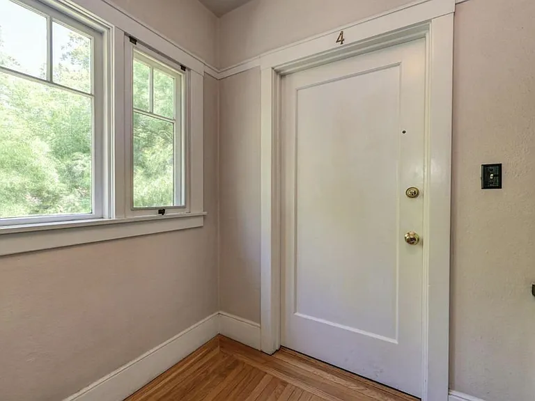 Outside front door