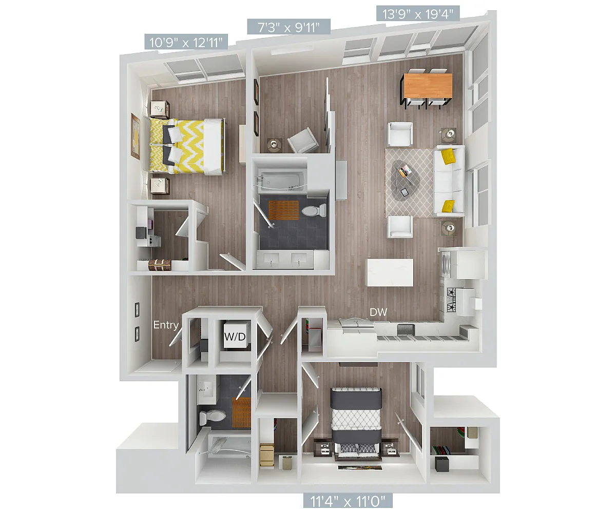 Floor plan B23S-1302