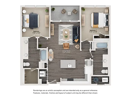 Floor plan B2-ADA
