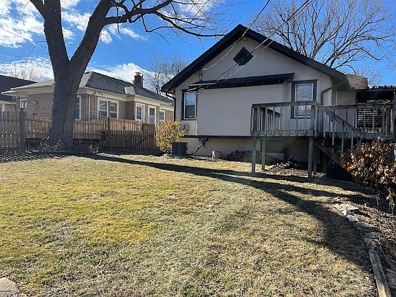 Back yard (fully fenced in)