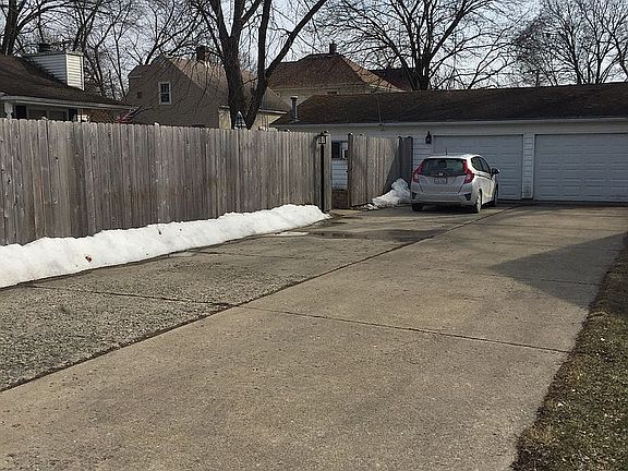 Large double driveway 