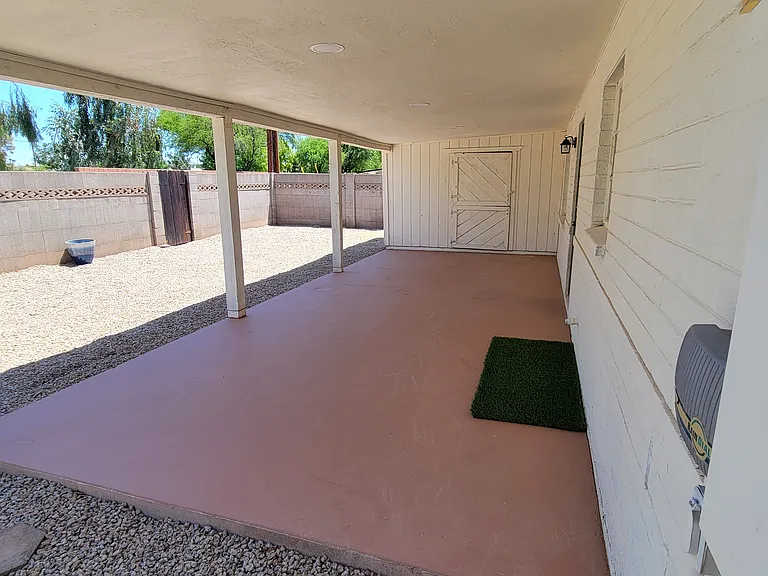 Covered back patio 1