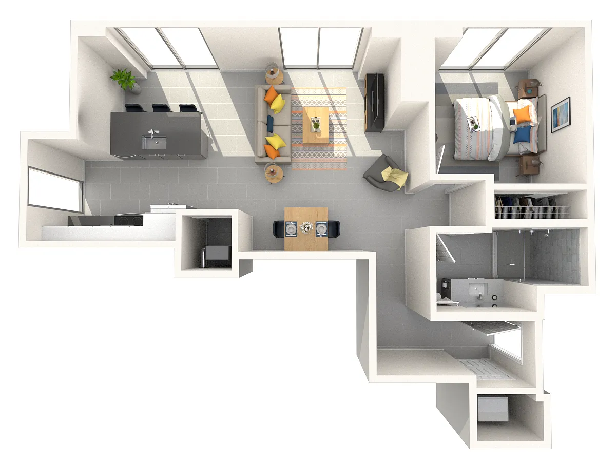 Floor plan AS1 - South Residence