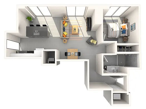 Floor plan AS1 - South Residence