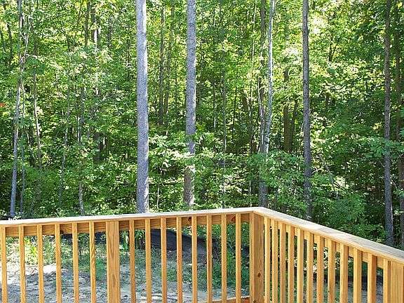 Spectacular view from rear deck.