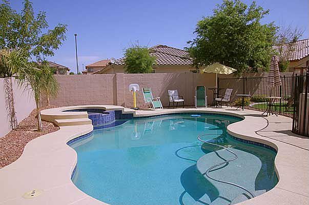 Custom Heated Salt Water Pool and Spa