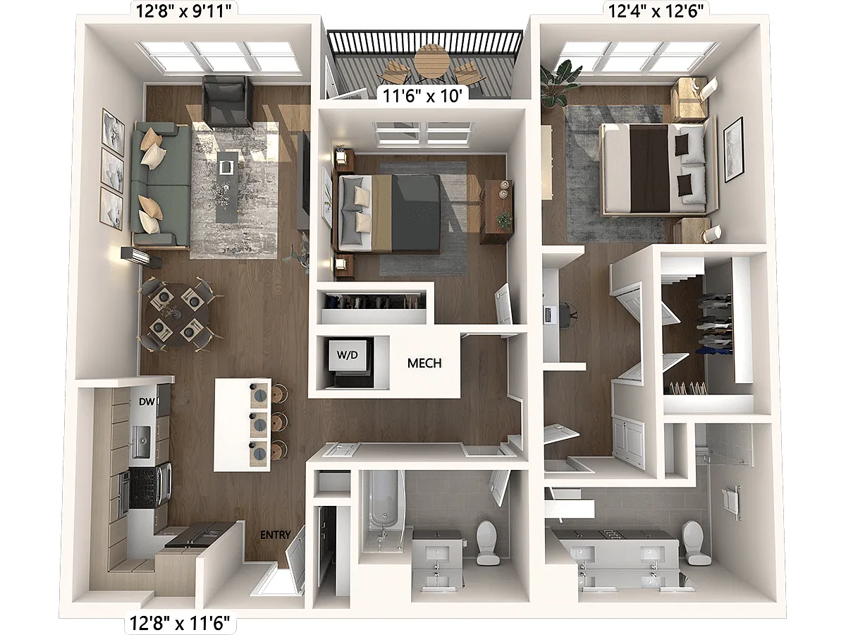 Floor plan B18