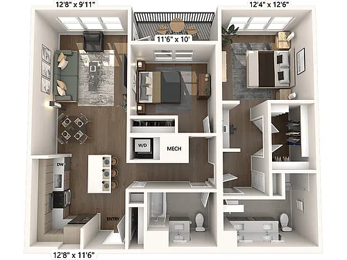 Floor plan B18