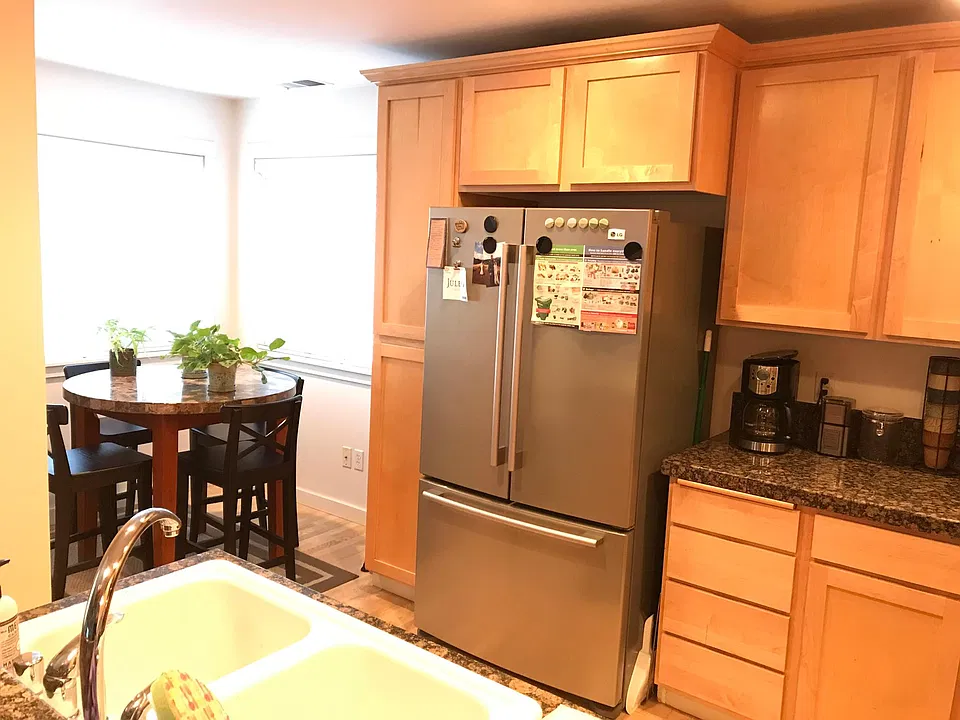 Kitchen into breakfast nook