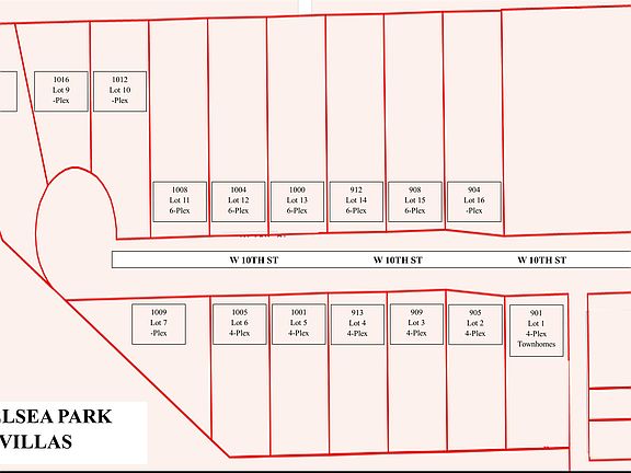 Plat with addresses