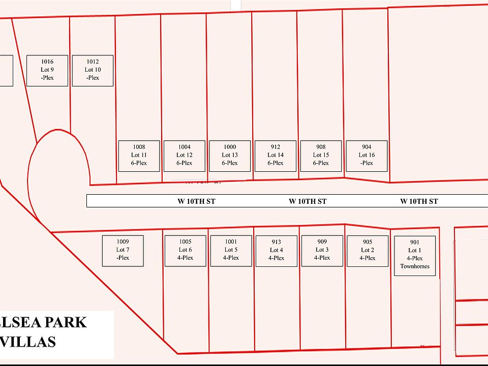 Plat with addresses