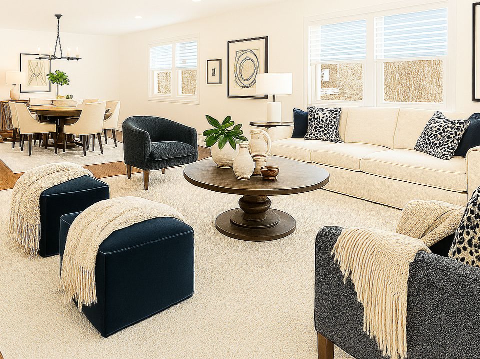 Staged Views of Living Room