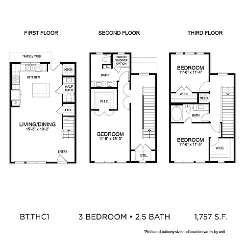 Floor plan BLT.THC1