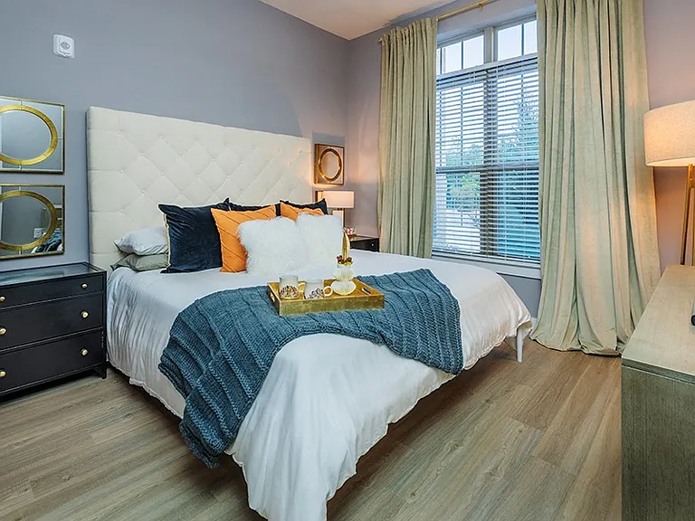 Spacious bedrooms boast large windows to provide plenty of sunlight