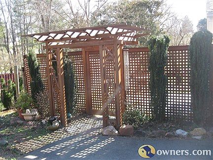 Trellis Garden Entrance
