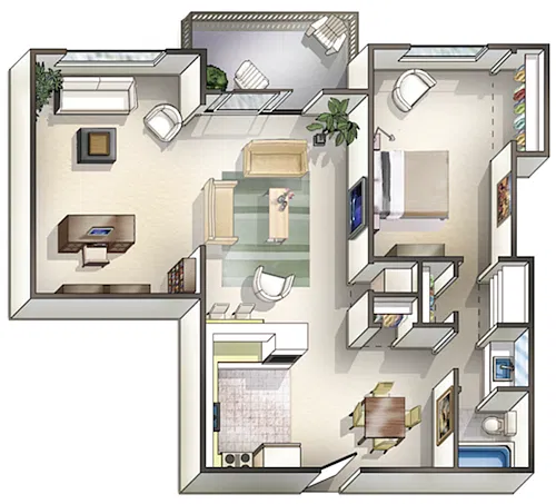 Floor plan 1D