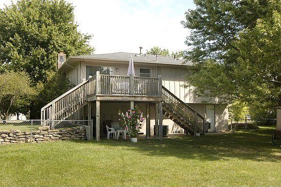 Double Stairs for fenced or outside fence access