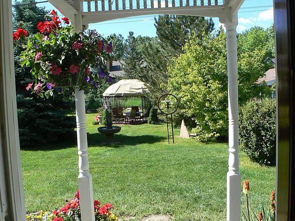 view from your private entry
