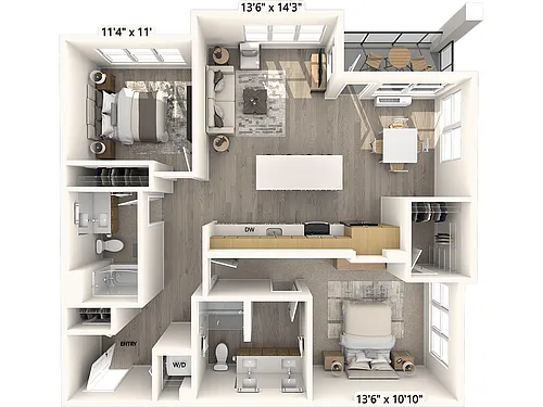 Floor plan B2-1