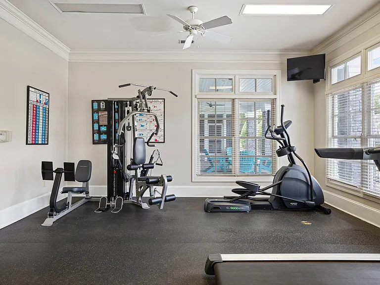Fitness Center with Training Equipment