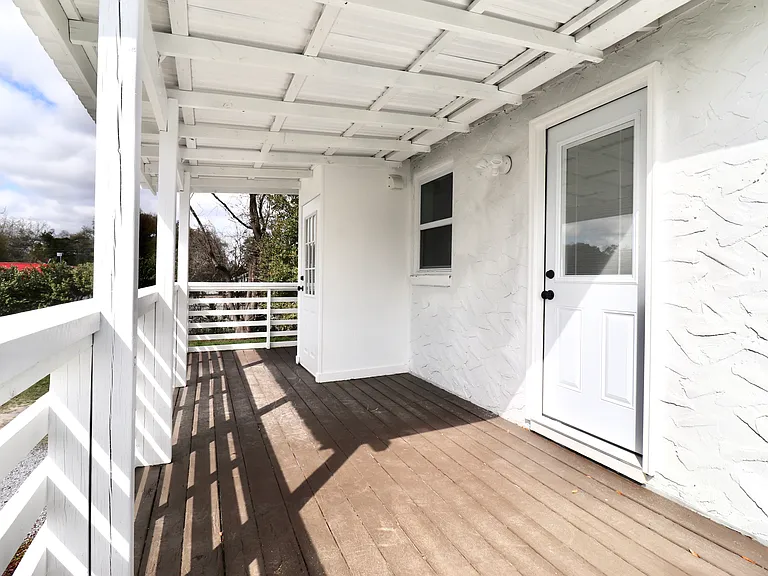 back balcony