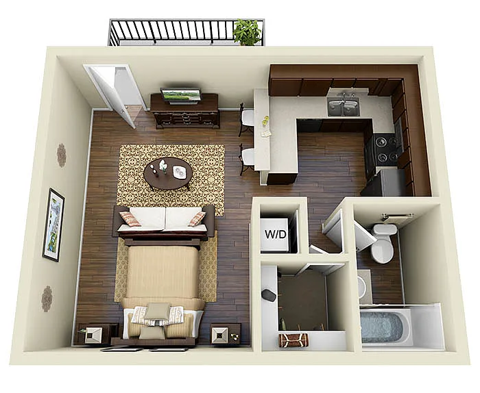Floor plan Studio
