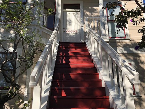 Entrance to Victorian house