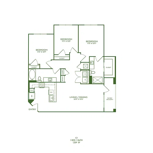 Floor plan C1