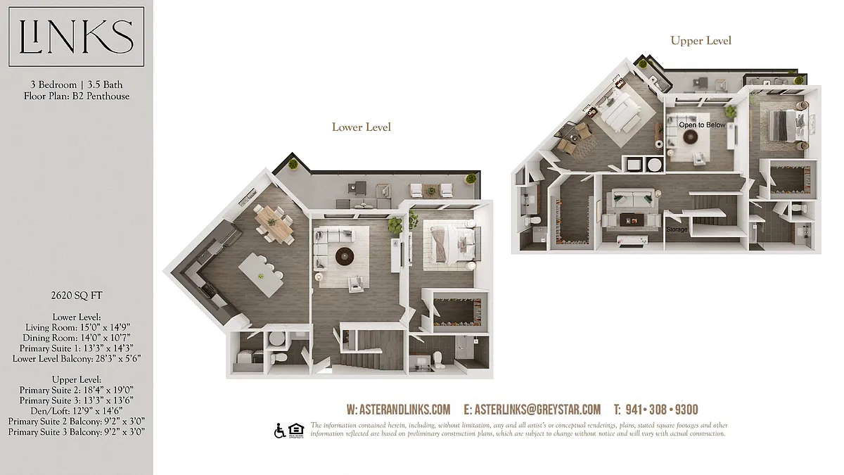Floor plan Links B2 Penthouse