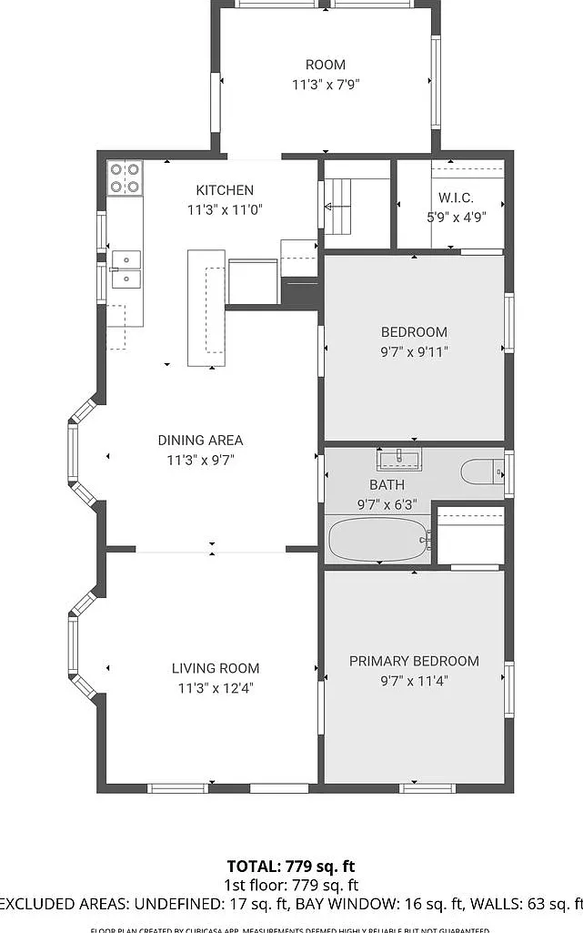 Single Family Home - 2 bed, 1 bath — Photo 3