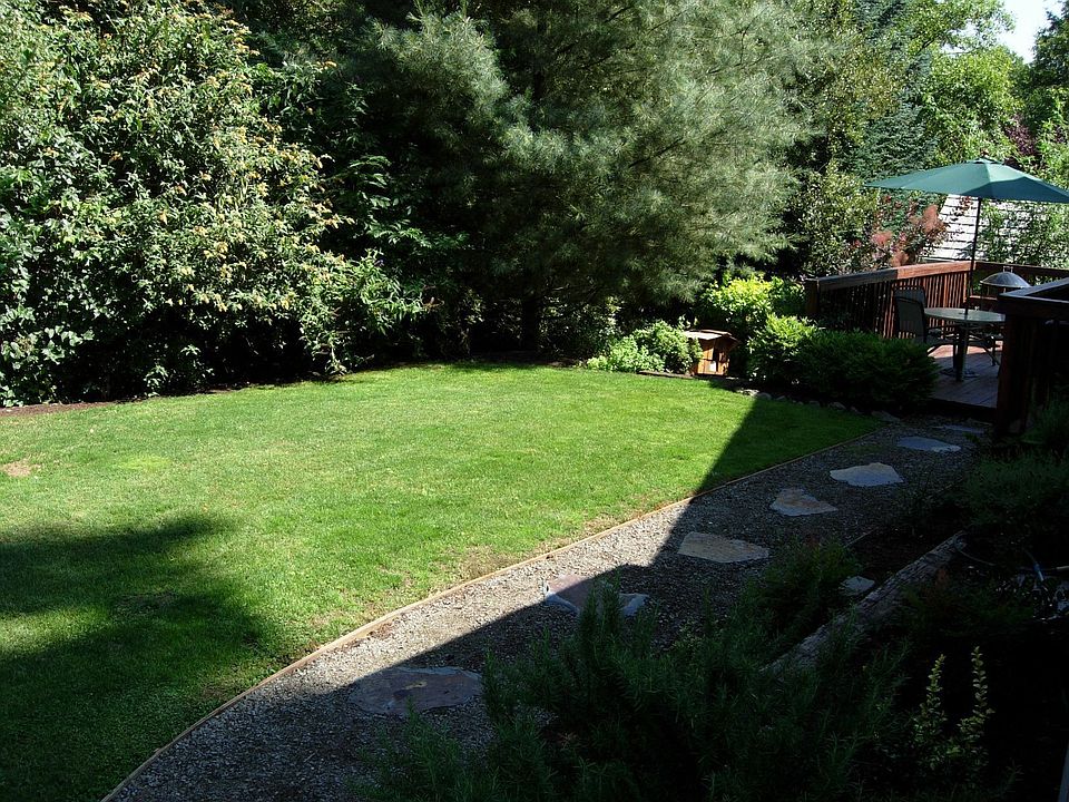 Large level backyard