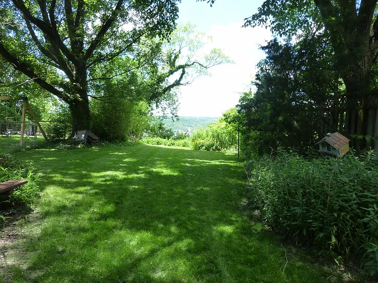 Back yard with fabulous view