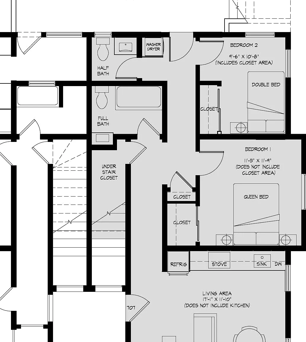 2 bed, 1.5 bath, 819 sqft, $3,400 — Photo 2