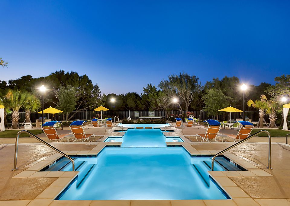Pool at Dusk