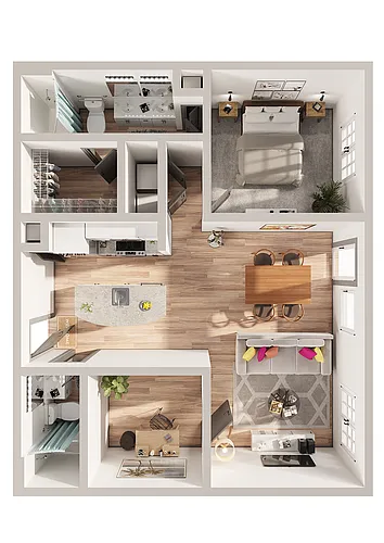 Floor plan A2C