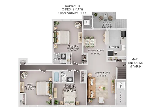 Floor plan Radnor III