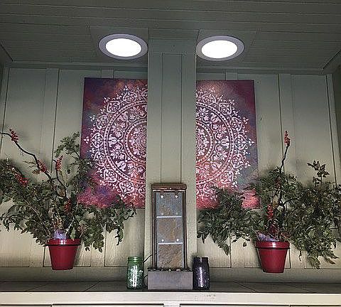 entrance area with storage