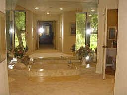 SPECTACULAR MASTER BATH &amp; SHOWER WITH SEPARATE HIS &amp; HER CLOSETS